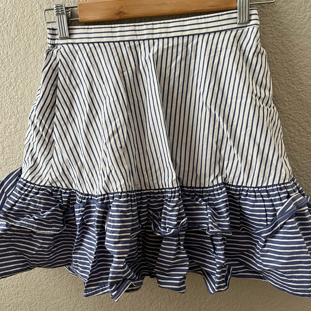 J crew ruffle skirt